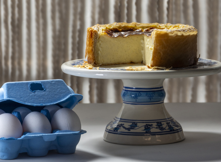 Ψητή κρέμα με φύλλο κρούστας