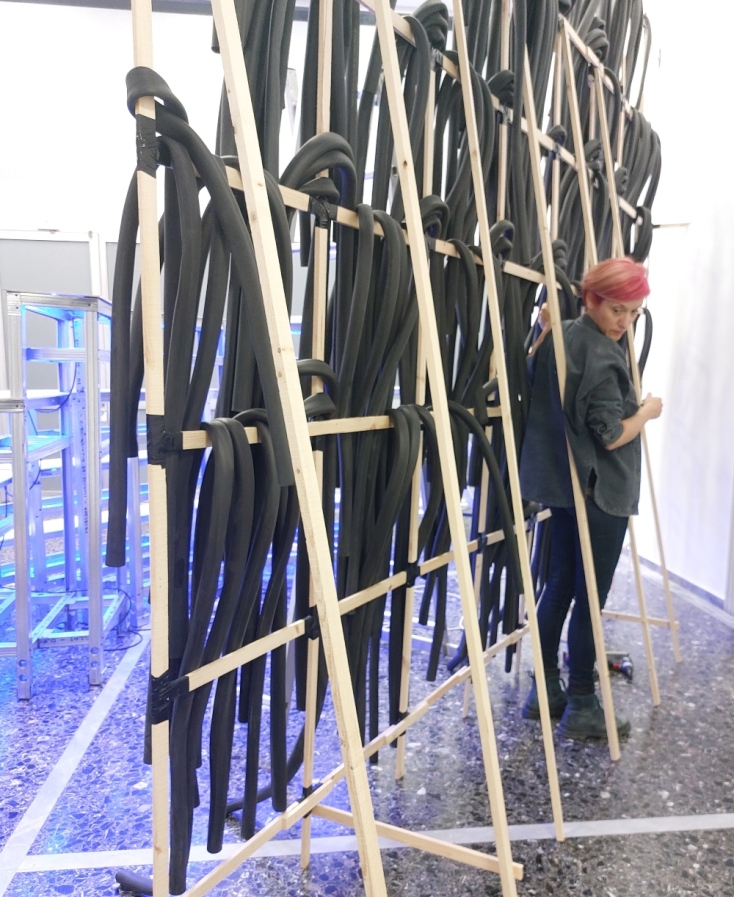 Κατερίνα Μπότσαρη, από την εγκατάσταση Kifissos