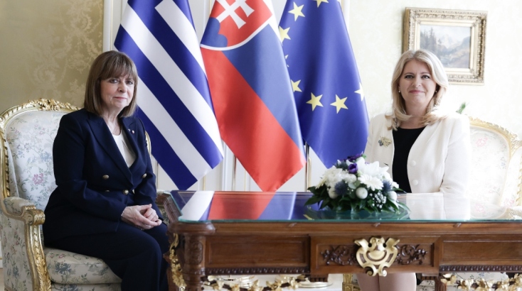 Σακελλαροπούλου: Στη Σλοβακία συναντήθηκε με ομόλογό της