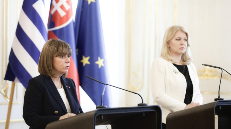 Σακελλαροπούλου: Στη Σλοβακία συναντήθηκε με ομόλογό της