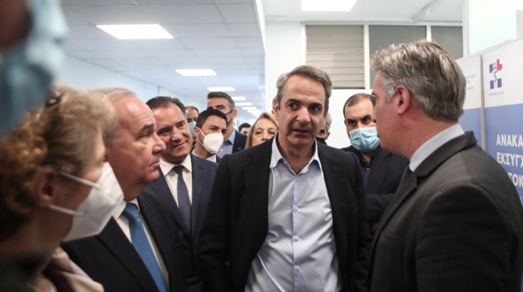 Ο Μητσοτάκης στο «Μεταξά»