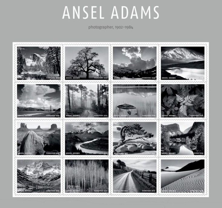 Άνσελ Άνταμς: Ο σπουδαιότερος φωτογράφος τοπίου των ΗΠΑ τιμάται με σειρά γραμματοσήμων από τα Αμερικανικά Ταχυδρομεία.