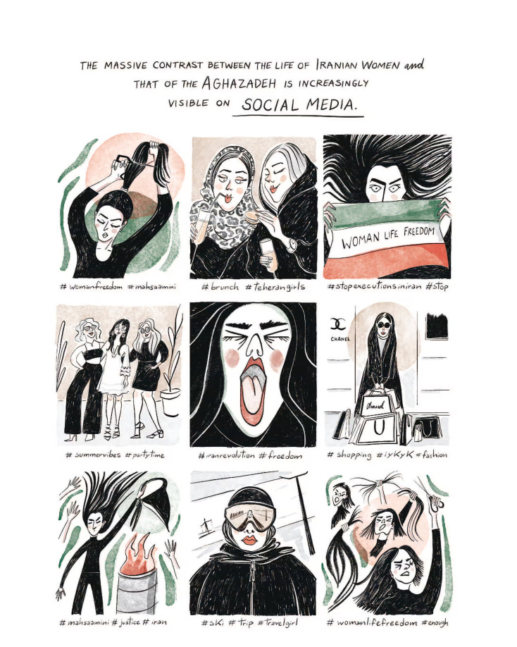 Marjane Satrapi: H ιρανή σκιτσογράφος, συγγραφέας και σκηνοθέτρια συντονίζει το comic project «Woman, Life, Freedom».