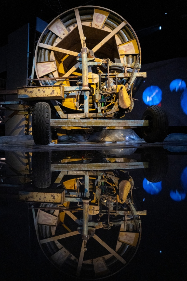 "Ξηρόμερο/Dryland": το ποτιστικό μηχάνημα της εγκατάστασης