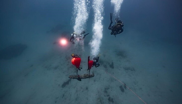 ΥΠΠΟ: Ναυάγιο της πρώιμης βυζαντινής περιόδου (5ος - 6ος αιώνας μ.Χ.) ερευνήθηκε στους Φούρνους - Έχουν καταγραφεί 8 τύποι αμφορέων.