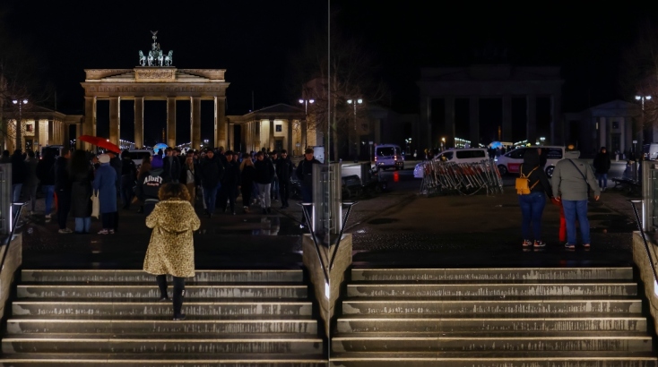 Το Βρανδεμβούργο της Γερμανίας χωρίς φώτα