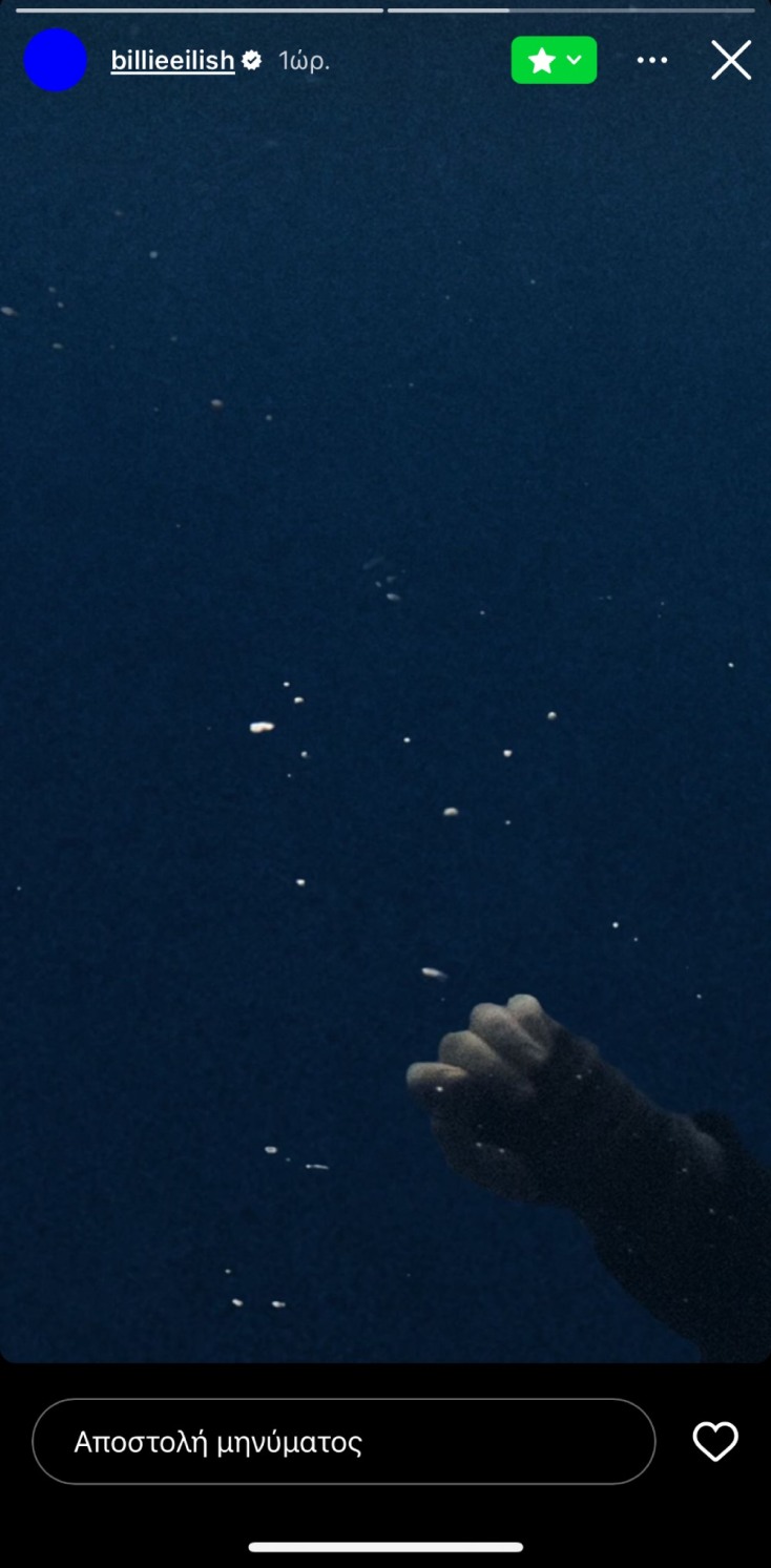 To story της Billie Eilish