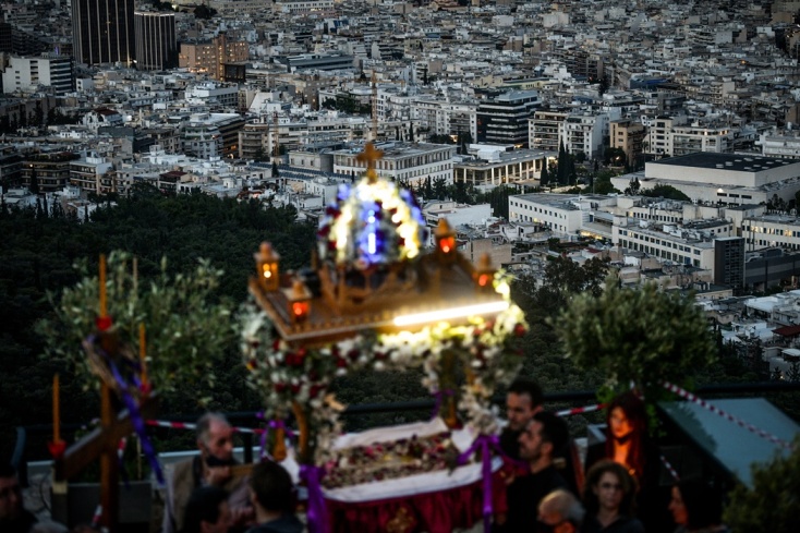 Επιτάφιος στον Λυκαβηττό