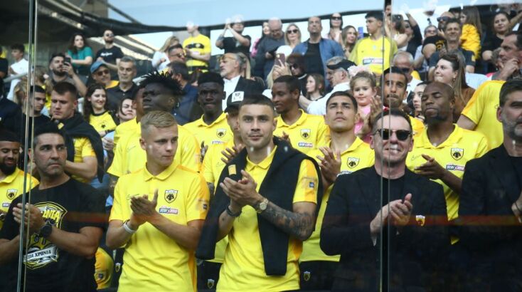 ΑΕΚ: Μεγαλειώδης γιορτή για τα 100 χρόνια - Πλήθος κόσμου μέσα και πέριξ της OPAP Arena