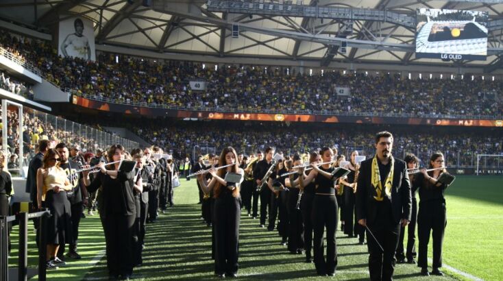 ΑΕΚ: Μεγαλειώδης γιορτή για τα 100 χρόνια - Πλήθος κόσμου μέσα και πέριξ της OPAP Arena