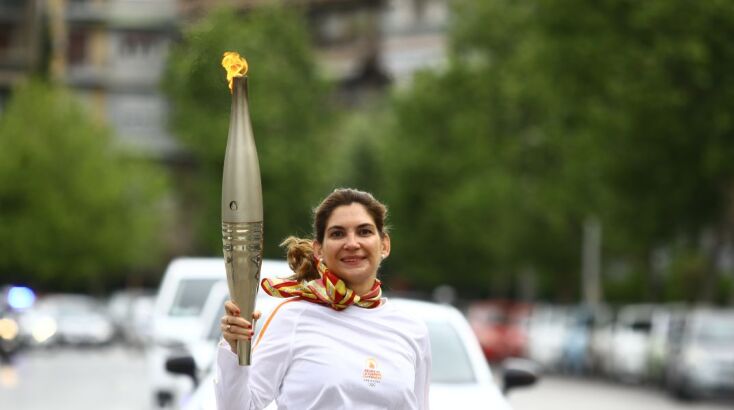 Αποχώρησε από τη Θεσσαλονίκη και συνεχίζει το ταξίδι της η Ολυμπιακή Φλόγα