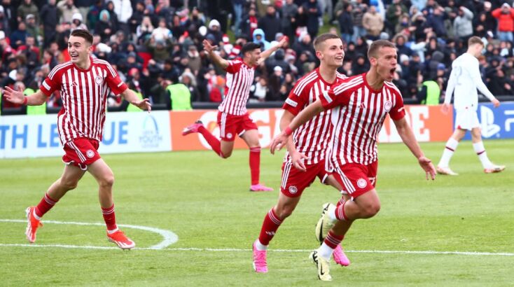 Youth League: Πρωταθλητής Ευρώπης ο Ολυμπιακός - Νίκησε με 3-0 τη Μίλαν και κατέκτησε τον πρώτο τίτλο ελληνικής ομάδας σε διασυλλογική διοργάνωση της UEFA.