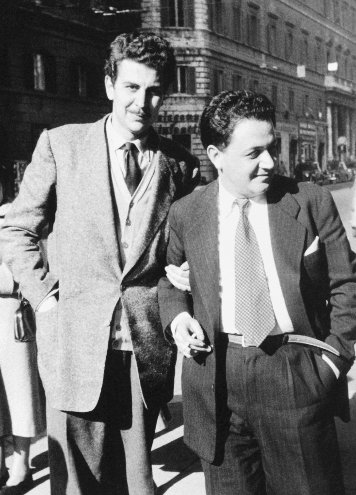 Ο Μάνος Χατζιδάκις και ο Μίκης Θεοδωράκης στην Νέα Υόρκη