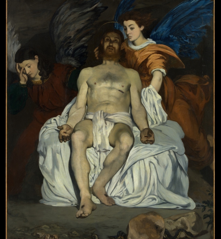 Το έργο του Μανέ «Ο νεκρός Χριστός με αγγέλους» (1864)