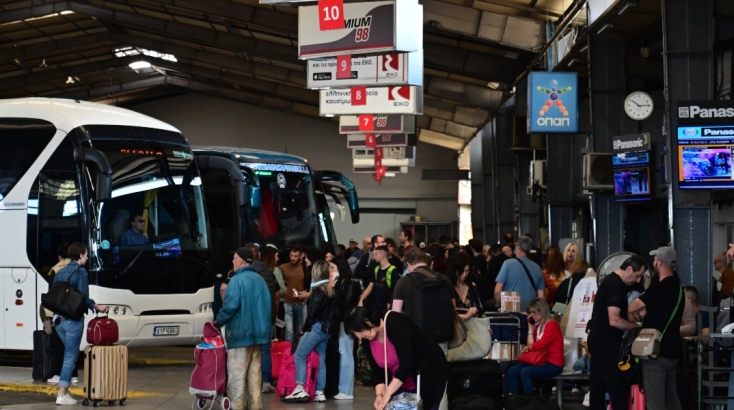 Αυξημένη εφέτος κατά 20% η κίνηση στους σταθμούς ΚΤΕΛ Κηφισού και Λιοσίων για το Πάσχα