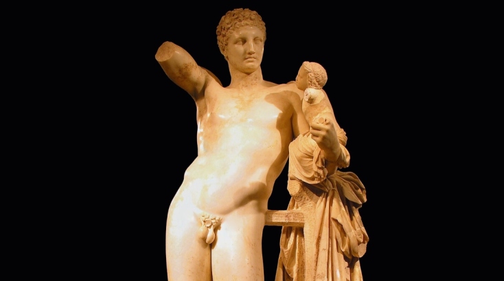 H περιπέτεια του Ερμή του Πραξιτέλη 