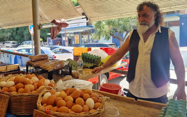 Η λαϊκή του Σαββάτου στην Καλαμάτα