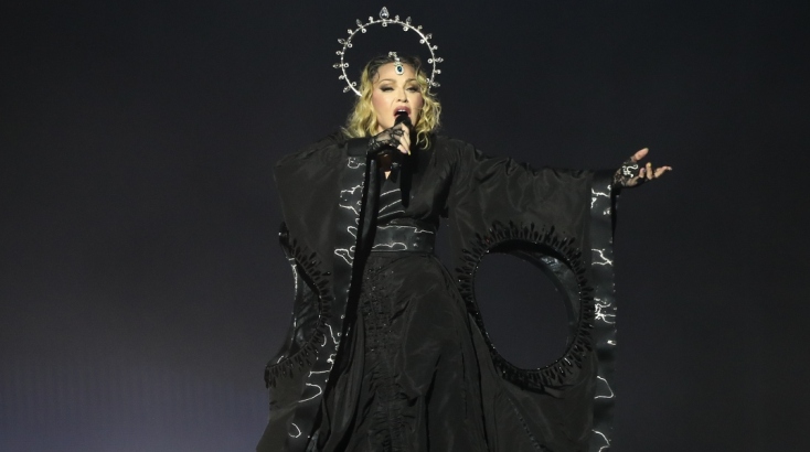 Η «βασίλισσα της ποπ» Madonna σε συναυλία της στη Βραζιλία