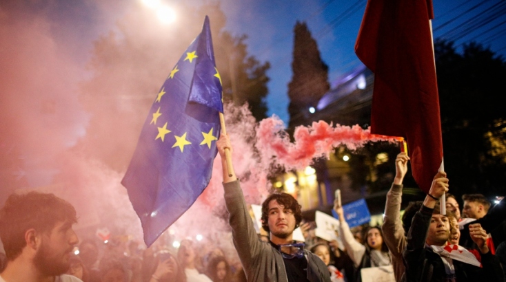 Στο νομοσχέδιο μπορεί να ασκήσει βέτο η πρόεδρος της Γεωργίας Σαλομέ Ζουραμπισβίλι