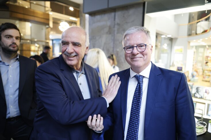 Ευρωεκλογές 2024: Πλήθος υπουργών και στελεχών στην εκδήλωση του Γιώργου Μουρούτη, υποψήφιου ευρωβουλευτή της ΝΔ. 