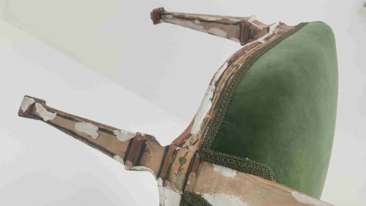 Μάρω Μιχαλάκου, λεπτομέρεια έργου από την έκθεση "Φωνές μιας άνοιξης"