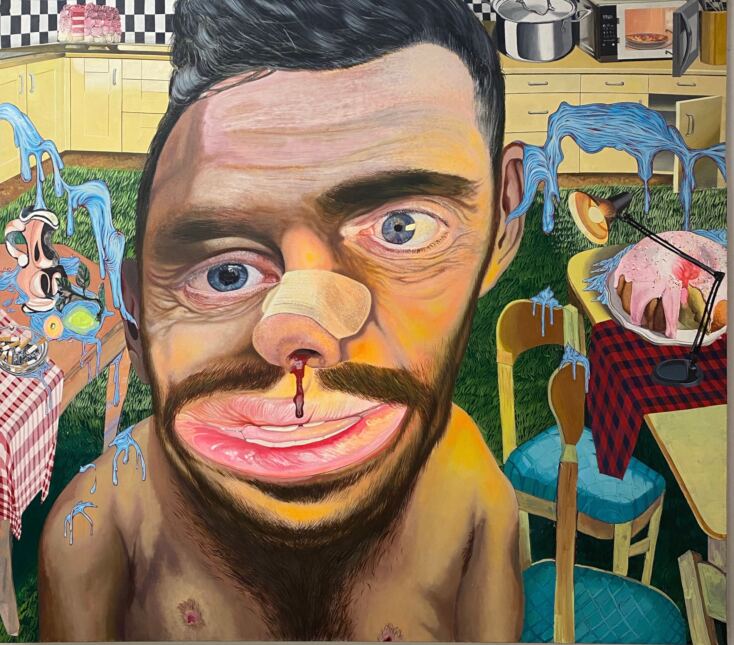 Μιχαήλ Παρλαμάς, "Selfie in the dorm"