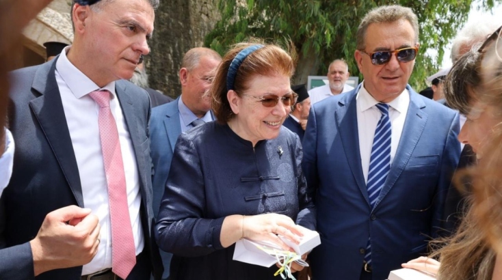 Για την ένωση των Επτανήσων με την Ελλάδα μίλησε η κ. Μενδώνη