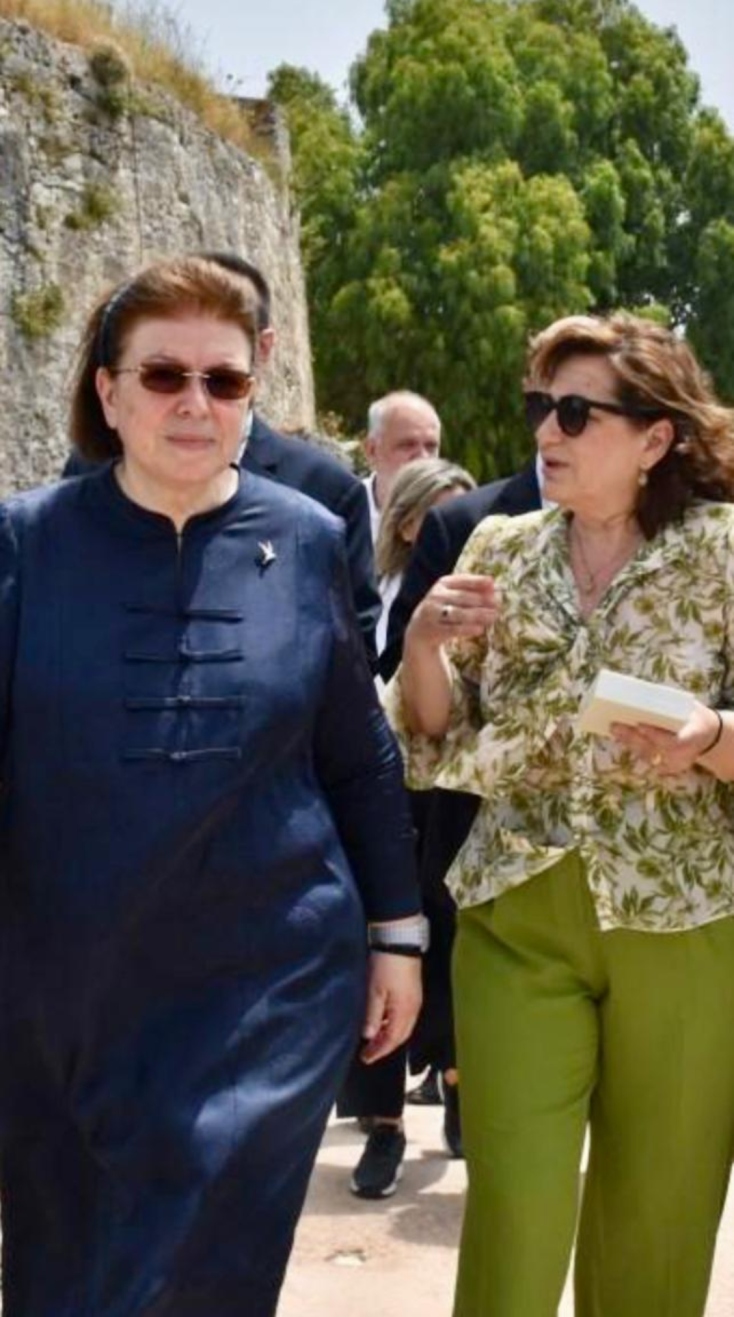 Η Υπουργός Πολιτισμού στο λόγο της των εγκαινίων του κάστρου της Αγίας Μαύρας