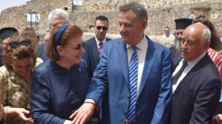 Την Λευκάδα επισκέφτηκε χθες (21.05) η Υπουργός Πολιτισμού Λίνα Μενδώνη