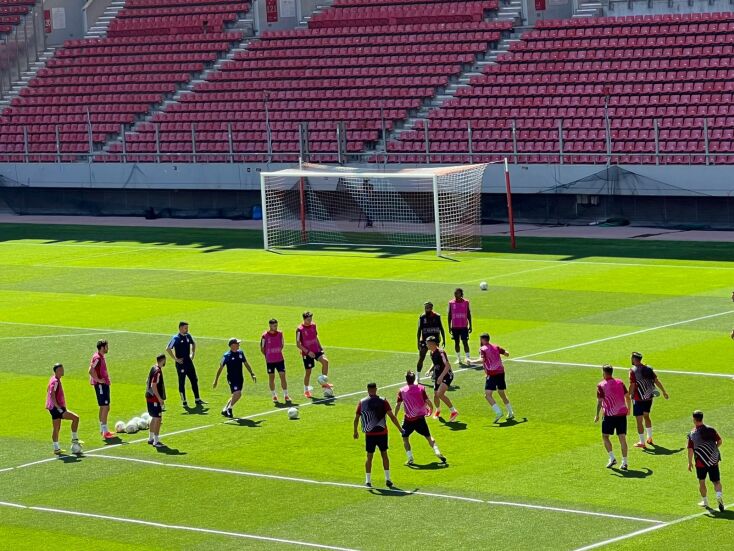 Η προπόνηση της ομάδας στο Γ. Καραϊσκάκης​​​​