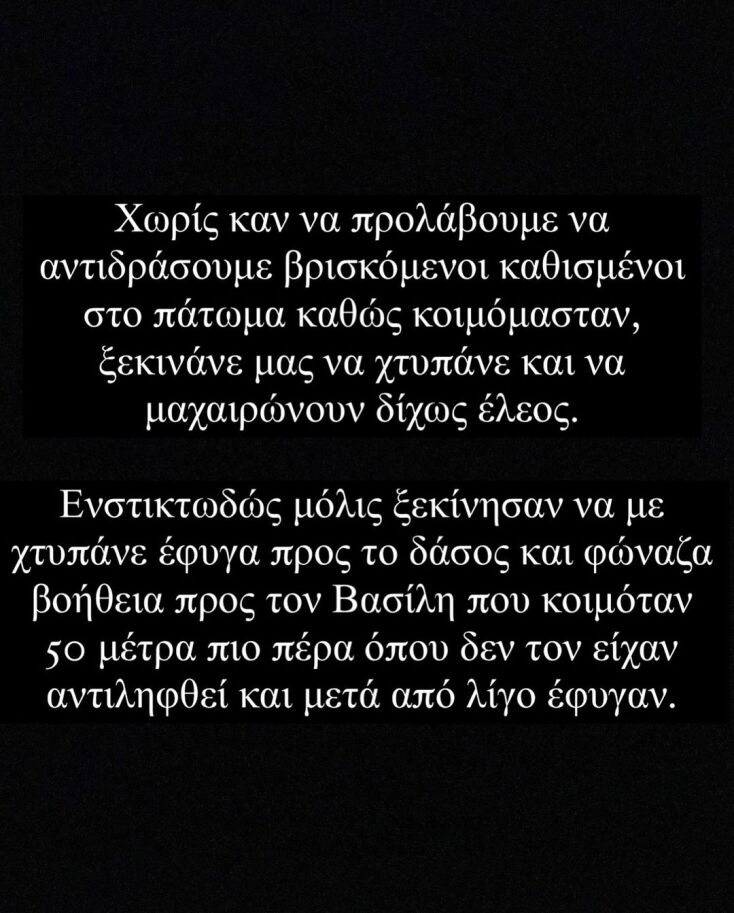 Άγνωστοι επιτέθηκαν και μαχαίρωσαν εθελοντές που καθάριζαν την Πάρνηθα - Η καταγγελία τους και τα ντοκουμέντα του αιματηρού επεισοδίου
