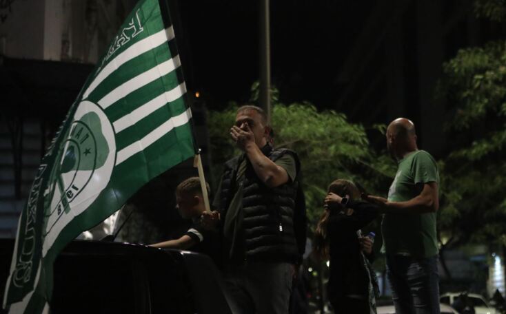 «Πρασίνισε» η Ομόνοια - Ολονύκτιοι πανηγυρισμοί για το 7ο αστέρι του Παναθηναϊκού