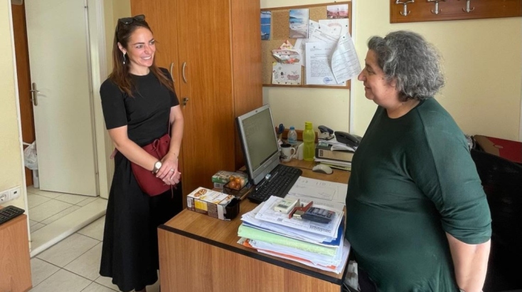 Η Δόμνα Μιχαηλίδου στη Νάξο - Συνάντηση με φορείς και παράγοντες