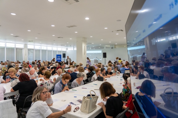 Στιγμιότυπο από τον αγώνα Bingo στον δρόμο προς τις Ευρωεκλογές 