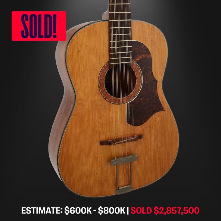 Τζον Λένον: Έσπασε το ρεκόρ δημοπρασιών των Beatles η κιθάρα του από το άλμπουμ «Help!» - Πωλήθηκε στην τιμή των 2,9 εκατομμυρίων δολαρίων.