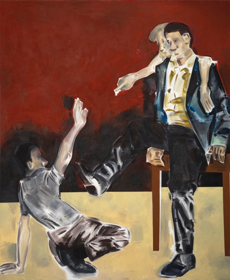 Απόστολος Γεωργίου, λάδι σε μουσαμά