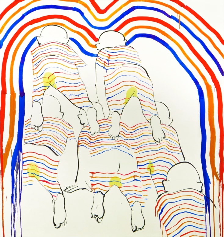 Tala Madani, Rainbow, 2008