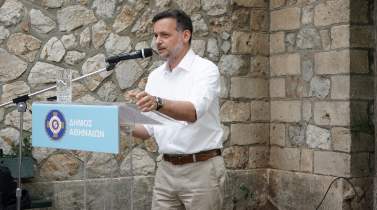 Ο Δήμαρχος Αθηναίων Χάρης Δούκας