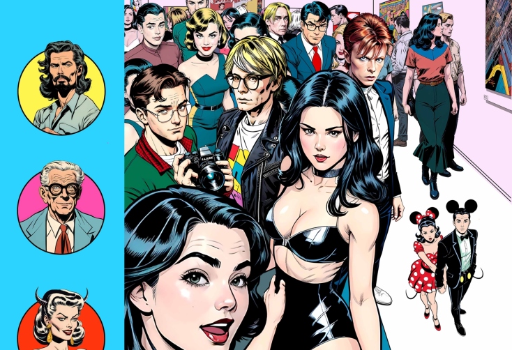 Wow Pow! Bam! Κόμικ και ζωγραφική: Μια συνάντηση στα τέλη του 20ου αιώνα