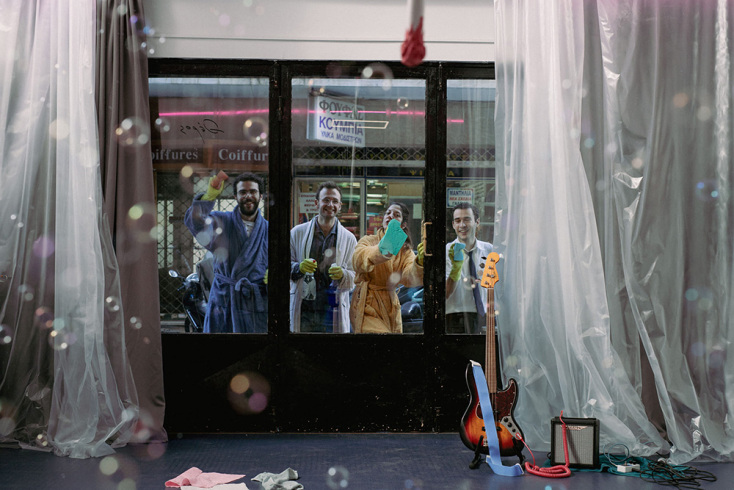 Δημήτρης Λώλης, Κωνσταντίνος Μαυρόπουλος, Αρετή Πολυμενίδη, Αναστάσης Γεωργούλας. ©Νίκος Ζιακάκης