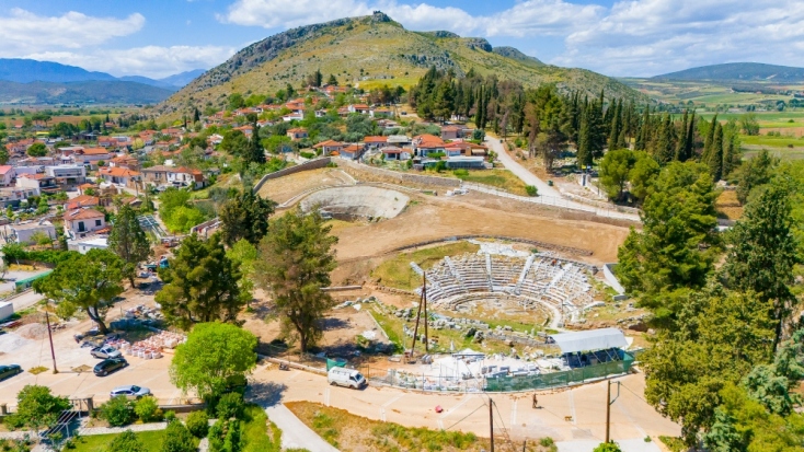 Αρχαίο θέατρο Ορχομενού Βοιωτίας