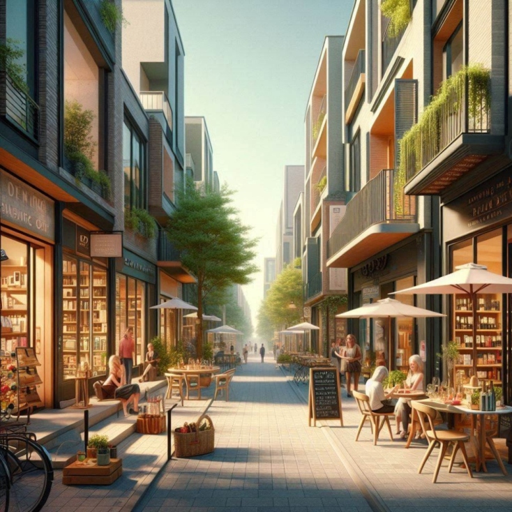 Περπατώντας στην πόλη, 55 μέτρα όλα κι όλα