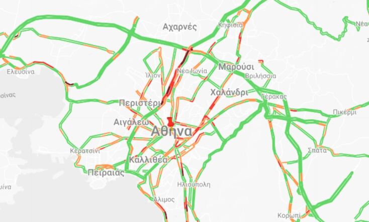 Τροχαίο ατύχημα με έναν τραυματία στον Κηφισό στο ύψος της λεωφόρου Κωνσταντινουπόλεως