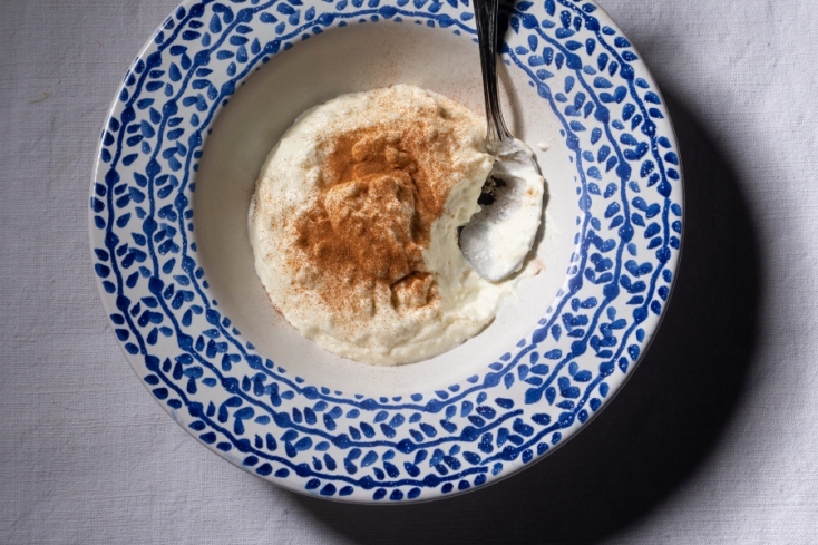 Κρέμα με cottage cheese και κανέλα