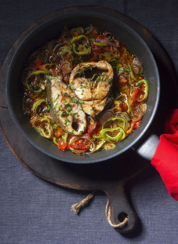 Συνταγή για κρανιό αλά σπετσιώτα στο τηγάνι