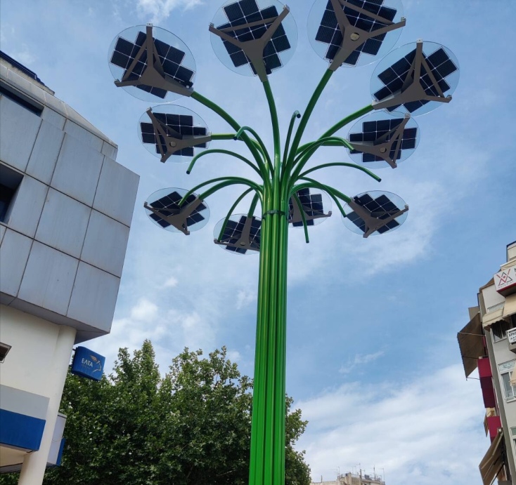 Το έξυπνο ηλιακό δέντρο στον Δήμο Αγρινίου 