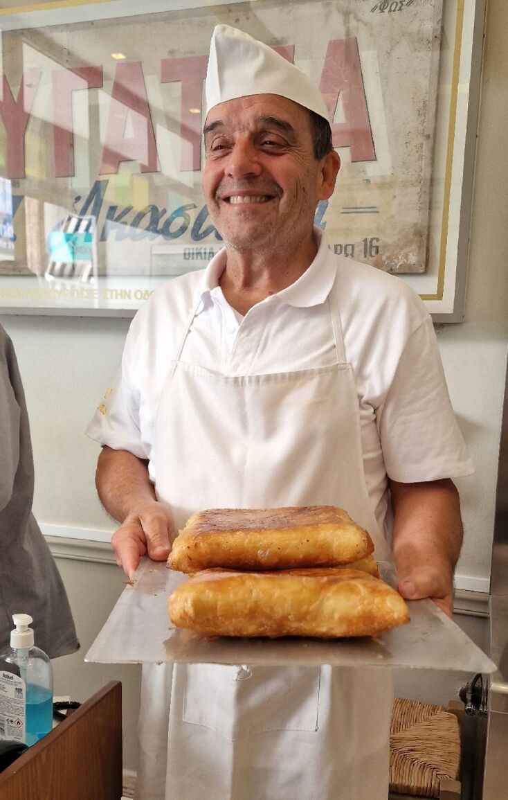 Η ξακουστή μπουγάτσα του Ιορδάνη στα Χανιά