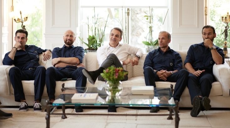 Μητσοτάκης στους πρωταθλητές Ευρώπης του 2004: «Μας κάνατε περήφανους»