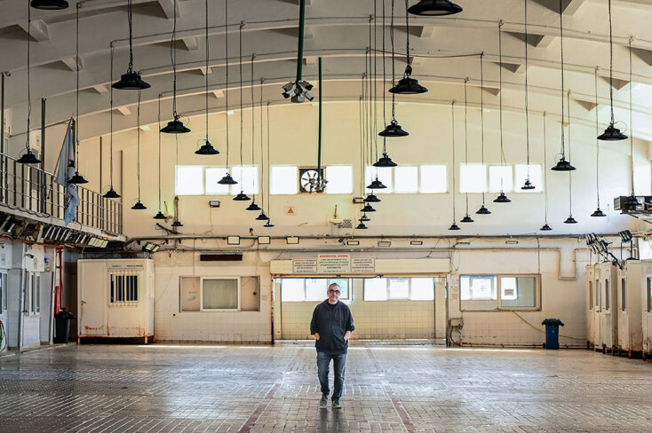 Ο Νίκος Διαμαντής στην Ιχθυόσκαλα Κερατσινίου © ΜΙΧΑΛΗΣ ΚΑΡΑΓΙΑΝΝΗΣ/EUROKINISSI