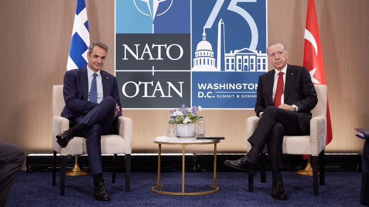 Τετ α τετ Μητσοτάκη - Ερντογάν στην Ουάσιγκτον για την ανασκόπηση της πορείας προσέγγισης